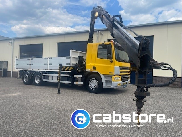 DAF CF 75.310 FAN 6x2 Euro 5 - MANUAL - Bouwjaar 2008 - Kipper - Palfinger PK 15002 Performance - Km 550.899 - Good condition! - Truk jungkit, Truk derek: gambar 3 DAF CF 75.310 FAN 6x2 Euro 5 - MANUAL - Bouwjaar 2008 - Kipper - Palfinger PK 15002 Performance - Km 550.899 - Good condition! - Truk jungkit, Truk derek: gambar 3