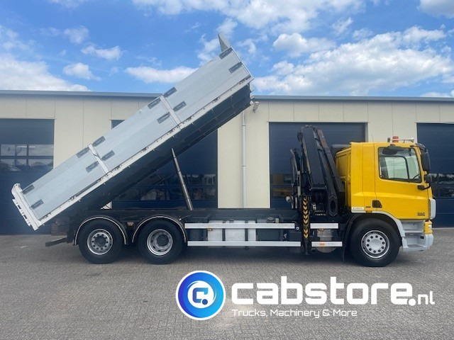 DAF CF 75.310 FAN 6x2 Euro 5 - MANUAL - Bouwjaar 2008 - Kipper - Palfinger PK 15002 Performance - Km 550.899 - Good condition! - Truk derek: gambar 4 DAF CF 75.310 FAN 6x2 Euro 5 - MANUAL - Bouwjaar 2008 - Kipper - Palfinger PK 15002 Performance - Km 550.899 - Good condition! - Truk derek: gambar 4