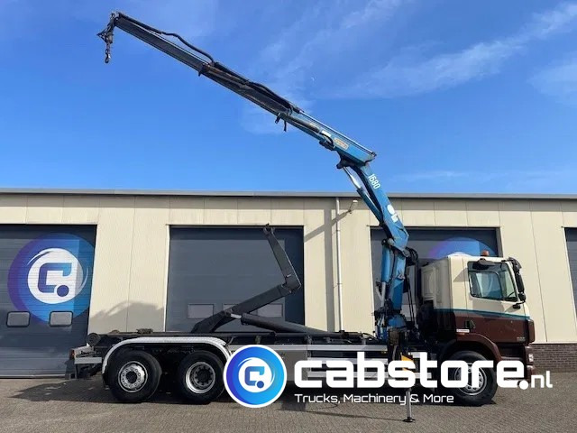 DAF CF 85.340 6X2 Euro 3 - Haakarm containersystem - Hooklift - Abrollkipper - Year 2004 - HMF 1680-K2 Crane - Grua - Ladekran - Autolaadkraan - Hook lift, Truk derek: gambar 5 DAF CF 85.340 6X2 Euro 3 - Haakarm containersystem - Hooklift - Abrollkipper - Year 2004 - HMF 1680-K2 Crane - Grua - Ladekran - Autolaadkraan - Hook lift, Truk derek: gambar 5