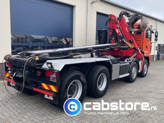 MAN TGA 41.440 8X4 BB Palfinger Epsilon Z-Kraan bouwjaar 2011 + NCH 30 Ton's Kabel-containersyteem - Handgeschakeld - Bouwjaar 2007 - Km 582.782 - Truk derek: gambar 4 MAN TGA 41.440 8X4 BB Palfinger Epsilon Z-Kraan bouwjaar 2011 + NCH 30 Ton's Kabel-containersyteem - Handgeschakeld - Bouwjaar 2007 - Km 582.782 - Truk derek: gambar 4