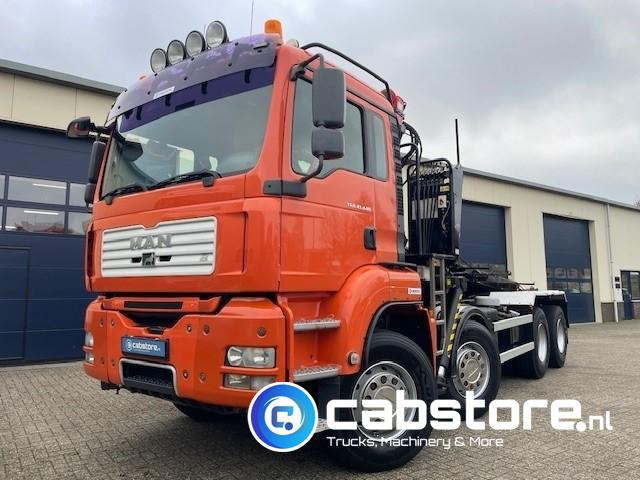 MAN TGA 41.440 8X4 BB Palfinger Epsilon Z-Kraan bouwjaar 2011 + NCH 30 Ton's Kabel-containersyteem - Handgeschakeld - Bouwjaar 2007 - Km 582.782 - Truk derek: gambar 1 MAN TGA 41.440 8X4 BB Palfinger Epsilon Z-Kraan bouwjaar 2011 + NCH 30 Ton's Kabel-containersyteem - Handgeschakeld - Bouwjaar 2007 - Km 582.782 - Truk derek: gambar 1