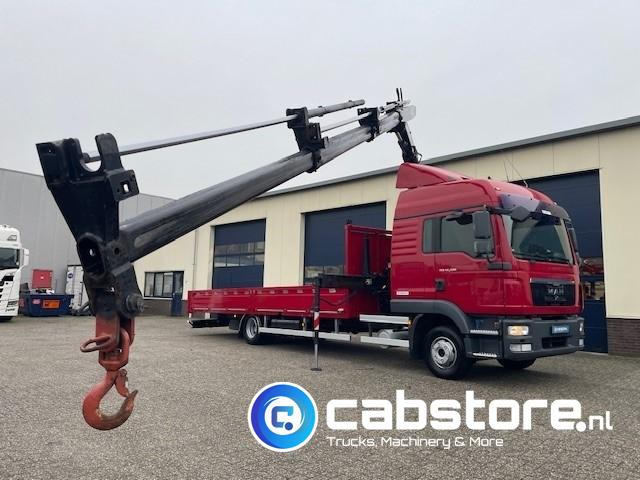 MAN TGL 12.220 4x2 BL Kraanwagen + open laadbak - Euro 5 - Handgeschakeld 6 speed - 6 Cilinder motor - MKG Laadkraan met afstandsbediening - Laadbak 690 cm lang! - Zeer nette MAN - Truk derek: gambar 2 MAN TGL 12.220 4x2 BL Kraanwagen + open laadbak - Euro 5 - Handgeschakeld 6 speed - 6 Cilinder motor - MKG Laadkraan met afstandsbediening - Laadbak 690 cm lang! - Zeer nette MAN - Truk derek: gambar 2