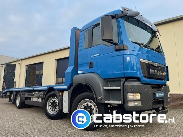 MAN TGS 35.360 8x2 Machinetransporter - Oprijwagen - Bouwjaar 2014 - Hydraulische rampen - 8x2-4 - Bickel-Tec - Good condition - Truk flatbed: gambar 2 MAN TGS 35.360 8x2 Machinetransporter - Oprijwagen - Bouwjaar 2014 - Hydraulische rampen - 8x2-4 - Bickel-Tec - Good condition - Truk flatbed: gambar 2
