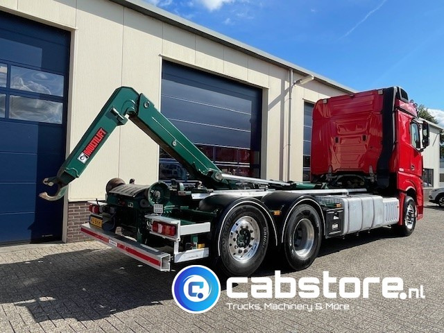 Hook lift Mercedes-Benz ACTROS 2542 6x2 Euro 6 - HIAB-Multilift 26 Ton's Haakarmsysteem - Containerlift -Bouwjaar 2016 - Km 544.497: gambar 18