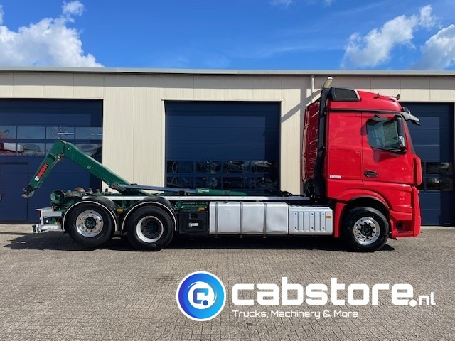 Hook lift Mercedes-Benz ACTROS 2542 6x2 Euro 6 - HIAB-Multilift 26 Ton's Haakarmsysteem - Containerlift -Bouwjaar 2016 - Km 544.497: gambar 6