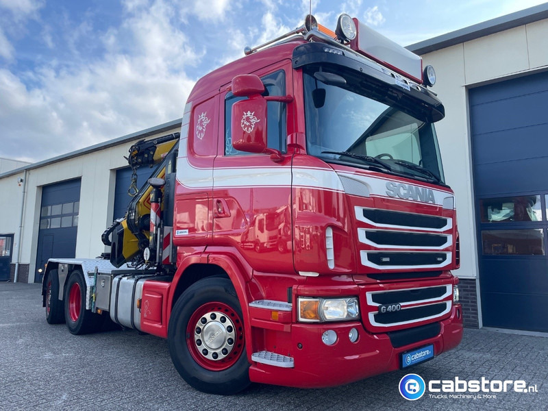 Scania G 400 A 6X2*4 HNA Euro 5 - Handgeschakeld - FASSI F455XP + JIP Autolaadkraan - Bouwjaar 2010 - Km 748.730 - Very good condition !! - Truk derek: gambar 5 Scania G 400 A 6X2*4 HNA Euro 5 - Handgeschakeld - FASSI F455XP + JIP Autolaadkraan - Bouwjaar 2010 - Km 748.730 - Very good condition !! - Truk derek: gambar 5