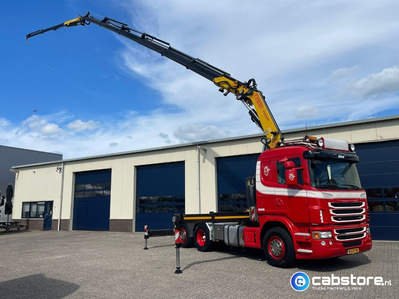 Scania G 400 A 6X2*4 HNA Euro 5 - Handgeschakeld - FASSI F455XP + JIP Autolaadkraan - Bouwjaar 2010 - Km 748.730 - Very good condition !! - Truk derek: gambar 2 Scania G 400 A 6X2*4 HNA Euro 5 - Handgeschakeld - FASSI F455XP + JIP Autolaadkraan - Bouwjaar 2010 - Km 748.730 - Very good condition !! - Truk derek: gambar 2