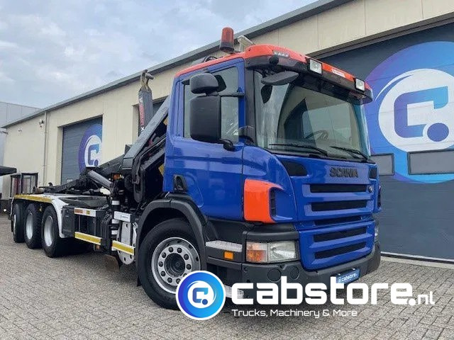 Scania P380 LB 8x4*4 HNA Euro 5 - HIAB 211 E-3 Hipro Crane with remote control + Multilift XR26S61 Hooklift - Year 2009 - Km 336.501 !! - Good condition - Hook lift, Truk derek: gambar 3 Scania P380 LB 8x4*4 HNA Euro 5 - HIAB 211 E-3 Hipro Crane with remote control + Multilift XR26S61 Hooklift - Year 2009 - Km 336.501 !! - Good condition - Hook lift, Truk derek: gambar 3