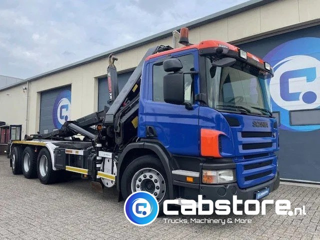 Scania P380 LB 8x4*4 HNA Euro 5 - HIAB 211 E-3 Hipro Crane with remote control + Multilift XR26S61 Hooklift - Year 2009 - Km 336.501 !! - Good condition - Hook lift, Truk derek: gambar 1 Scania P380 LB 8x4*4 HNA Euro 5 - HIAB 211 E-3 Hipro Crane with remote control + Multilift XR26S61 Hooklift - Year 2009 - Km 336.501 !! - Good condition - Hook lift, Truk derek: gambar 1