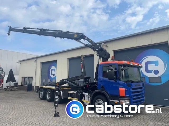 Scania P380 LB 8x4*4 HNA Euro 5 - HIAB 211 E-3 Hipro Crane with remote control + Multilift XR26S61 Hooklift - Year 2009 - Km 336.501 !! - Good condition - Truk derek: gambar 1 Scania P380 LB 8x4*4 HNA Euro 5 - HIAB 211 E-3 Hipro Crane with remote control + Multilift XR26S61 Hooklift - Year 2009 - Km 336.501 !! - Good condition - Truk derek: gambar 1