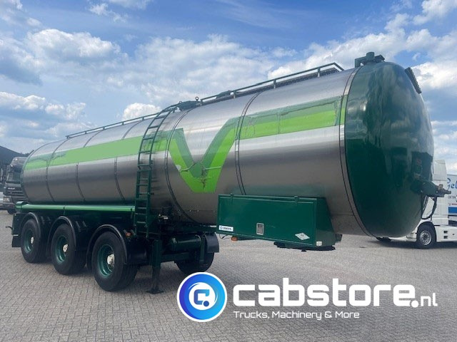 Lako T343 Tank-trailer LAKO T343 Tankoplegger RVS - Bouwjaar 2000 - SAF assen - Gestuurd - Laadvermogen 34.880 kg - Trailer tangki: gambar 1 Lako T343 Tank-trailer LAKO T343 Tankoplegger RVS - Bouwjaar 2000 - SAF assen - Gestuurd - Laadvermogen 34.880 kg - Trailer tangki: gambar 1