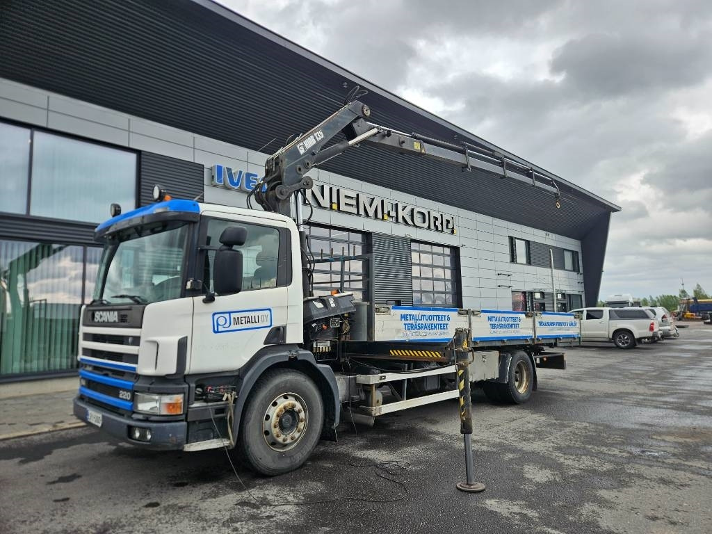 Scania P 94 DB 220 Hiab 135-4 lisähydrauliikalla - Truk derek: gambar 1 Scania P 94 DB 220 Hiab 135-4 lisähydrauliikalla - Truk derek: gambar 1