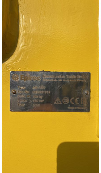 Epiroc MB1000 - Palu hidrolik untuk Peralatan konstruksi: gambar 5 Epiroc MB1000 - Palu hidrolik untuk Peralatan konstruksi: gambar 5
