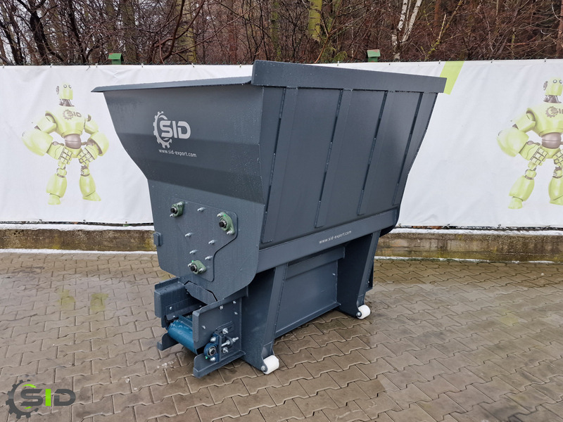 Ember loader untuk Peralatan pertanian baru SID EINSTREUGERÄT MIT BAND / FUTTERVERTEILER /  Bedding Bucket / Pailleuse 1,0m 0,8m3: gambar 7