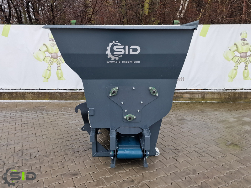 Ember loader untuk Peralatan pertanian baru SID EINSTREUGERÄT MIT BAND / FUTTERVERTEILER /  Bedding Bucket / Pailleuse 1,0m 0,8m3: gambar 6