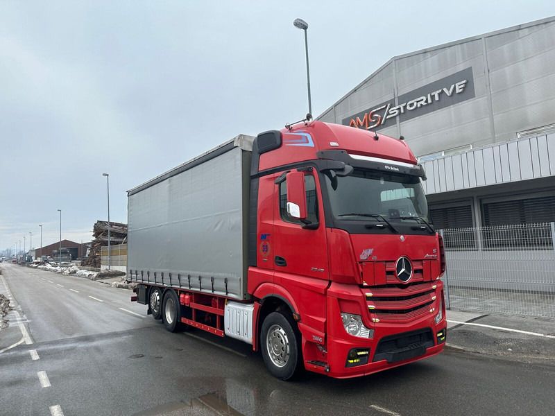 Mercedes-Benz ACTROS 25.45 L - Truk dengan terpal samping: gambar 1 Mercedes-Benz ACTROS 25.45 L - Truk dengan terpal samping: gambar 1