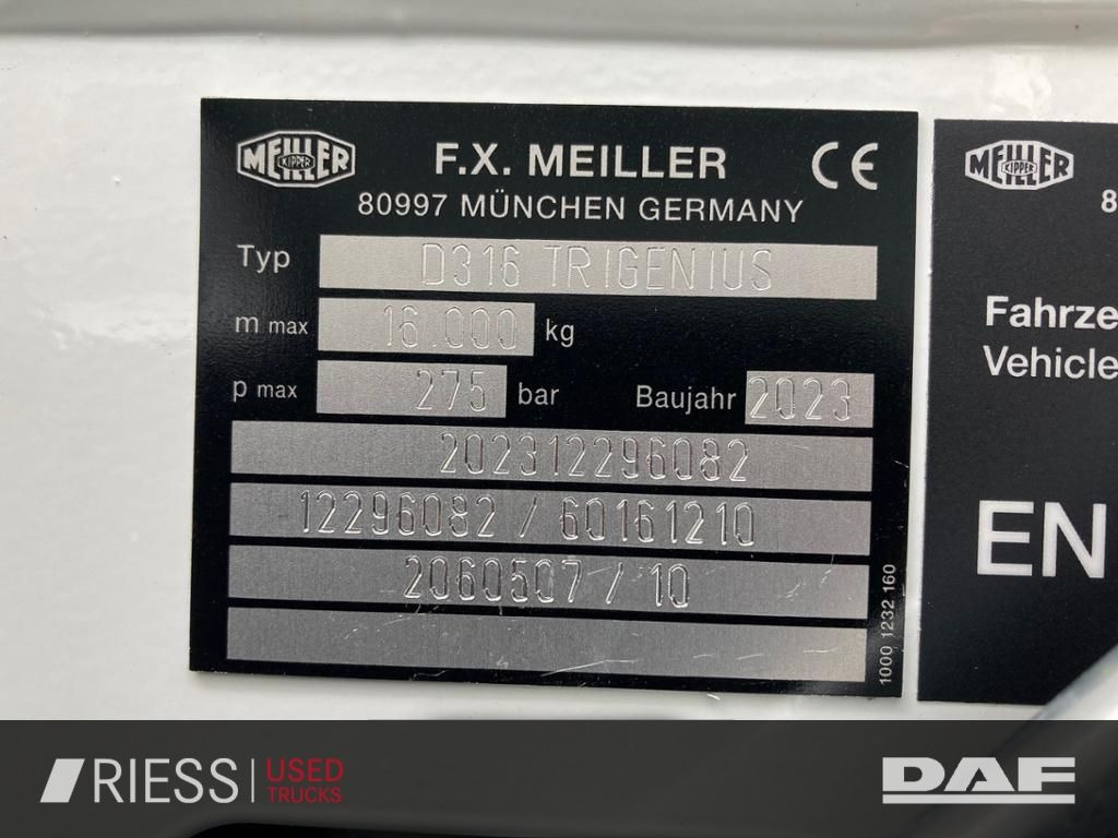 Truk jungkit baru DAF XFc 480 FAT 6x4 Intarder Bordmatik Trigenius: gambar 10