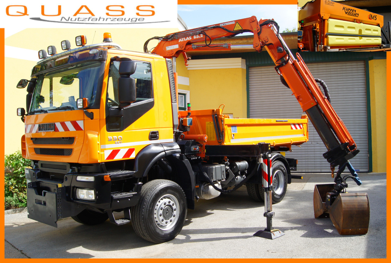 IVECO 190T33 Trakker 4x4/ATLAS 85.2/Euro5/Winterdienst/Streuer - Truk derek: gambar 1 IVECO 190T33 Trakker 4x4/ATLAS 85.2/Euro5/Winterdienst/Streuer - Truk derek: gambar 1