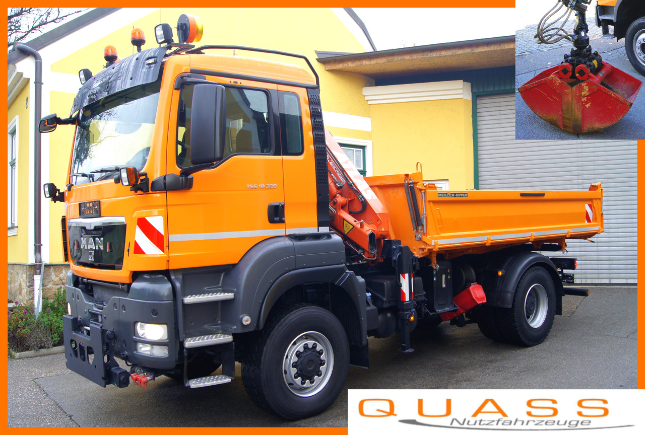 MAN TGS 18.320 BL 4x4/ TÜV/ ATLAS 65.2/ MEILLER/ Winterdienst - Truk bajak salju: gambar 1 MAN TGS 18.320 BL 4x4/ TÜV/ ATLAS 65.2/ MEILLER/ Winterdienst - Truk bajak salju: gambar 1