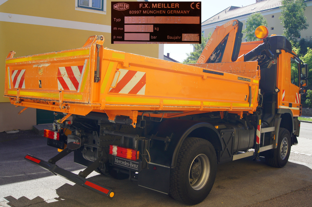MERCEDES-BENZ ACTROS 1836 /4x4/TÜV/FASSI 110/MEILLER/Wechselsystem/Winterdienst - Truk derek: gambar 4 MERCEDES-BENZ ACTROS 1836 /4x4/TÜV/FASSI 110/MEILLER/Wechselsystem/Winterdienst - Truk derek: gambar 4