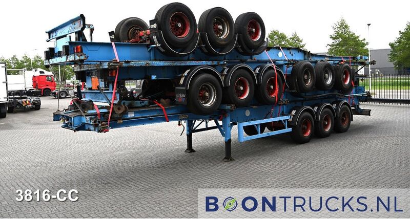 Blumhardt Cont.-Sal 40.24 E €16900 STACK PRICE | 4x FIXED CHASSIS 40ft * STEEL SUSPENSION - Semi-trailer pengangkut mobil: gambar 4 Blumhardt Cont.-Sal 40.24 E €16900 STACK PRICE | 4x FIXED CHASSIS 40ft * STEEL SUSPENSION - Semi-trailer pengangkut mobil: gambar 4