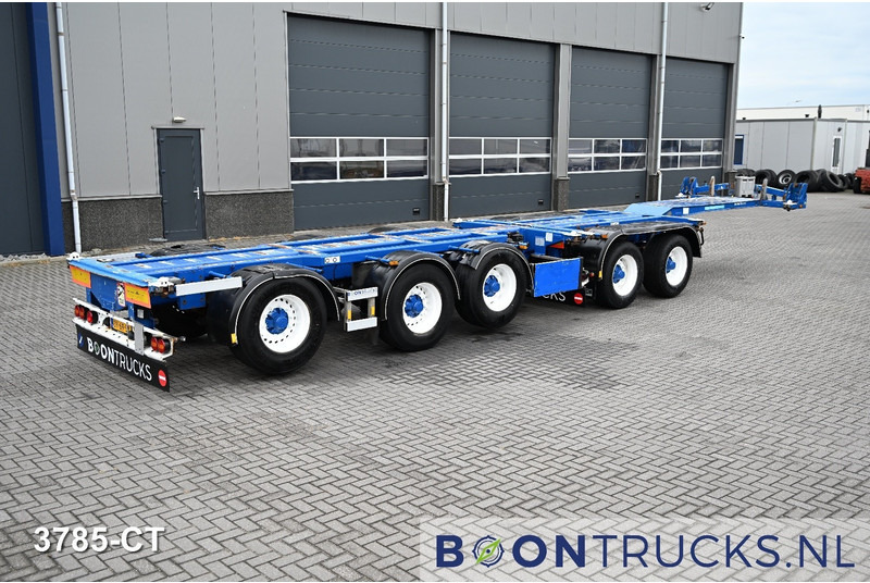 D-Tec CT-60-05D | 2x20-30-40-45ft HC * 3x STEERING * 4x LIFT AXLE * NL TRAILER - Semi-trailer pengangkut mobil: gambar 1 D-Tec CT-60-05D | 2x20-30-40-45ft HC * 3x STEERING * 4x LIFT AXLE * NL TRAILER - Semi-trailer pengangkut mobil: gambar 1