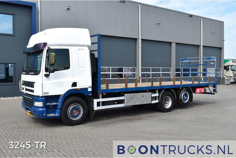 DAF CF85.410 6x2 | EURO5 * MANUAL * FORKLIFT CONN * LIFT AXLE * 778 cm * NL TRUCK - Truk flatbed: gambar 1 DAF CF85.410 6x2 | EURO5 * MANUAL * FORKLIFT CONN * LIFT AXLE * 778 cm * NL TRUCK - Truk flatbed: gambar 1