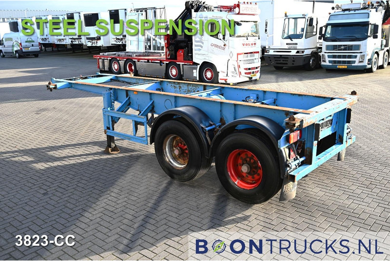 KOHLER CS 20/2 CHASSIS | 20ft * STEEL SUSPENSION * BPW / DRUM * 9x AVAILABLE - Semi-trailer pengangkut mobil: gambar 2 KOHLER CS 20/2 CHASSIS | 20ft * STEEL SUSPENSION * BPW / DRUM * 9x AVAILABLE - Semi-trailer pengangkut mobil: gambar 2