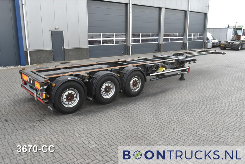 Kögel PORT 40 SIMPLEX 20 | 2x20-30-40ft HC * LIFT AXLE * SAF / DISC * EXTENDABLE REAR * MOT 02-2026 - Semi-trailer pengangkut mobil: gambar 1 Kögel PORT 40 SIMPLEX 20 | 2x20-30-40ft HC * LIFT AXLE * SAF / DISC * EXTENDABLE REAR * MOT 02-2026 - Semi-trailer pengangkut mobil: gambar 1