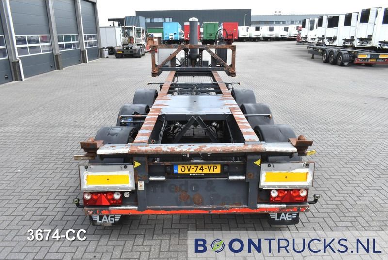 LAG O-3-CC A9 | 20ft TIPPING CHASSIS * 24v SELF SUPPORT * LIFT AXLE * BPW / DISC - Semi-trailer pengangkut mobil: gambar 2 LAG O-3-CC A9 | 20ft TIPPING CHASSIS * 24v SELF SUPPORT * LIFT AXLE * BPW / DISC - Semi-trailer pengangkut mobil: gambar 2