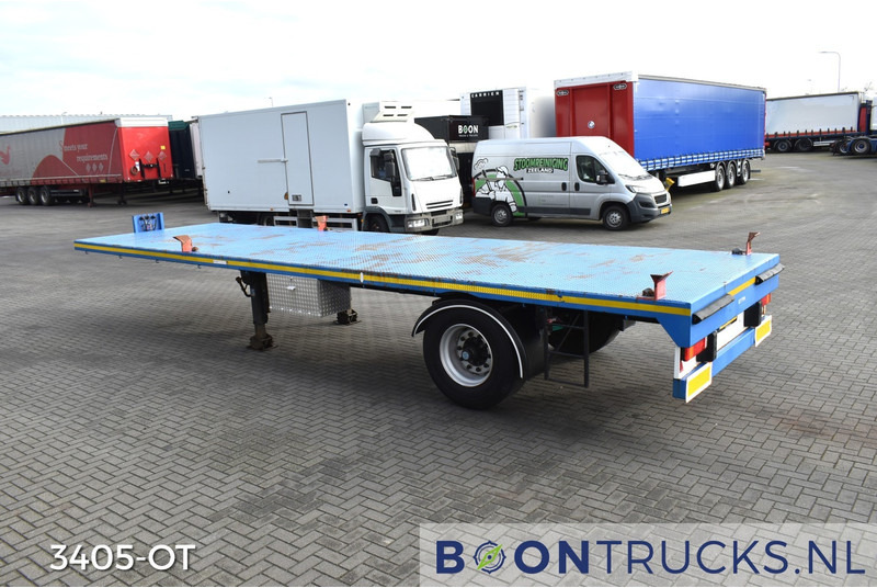 Schmitz Cargobull SKO 10 PLATTE BAK | TWISTLOCKS 20ft * L 900 cm * KENTEKEN LANGZAAM VERKEER - Semi-trailer flatbed: gambar 3 Schmitz Cargobull SKO 10 PLATTE BAK | TWISTLOCKS 20ft * L 900 cm * KENTEKEN LANGZAAM VERKEER - Semi-trailer flatbed: gambar 3