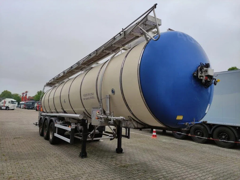 Feldbinder 33500 liter 3 kamer tankoplegger met Unibloc electric pomp - Semi-trailer tangki: gambar 5 Feldbinder 33500 liter 3 kamer tankoplegger met Unibloc electric pomp - Semi-trailer tangki: gambar 5