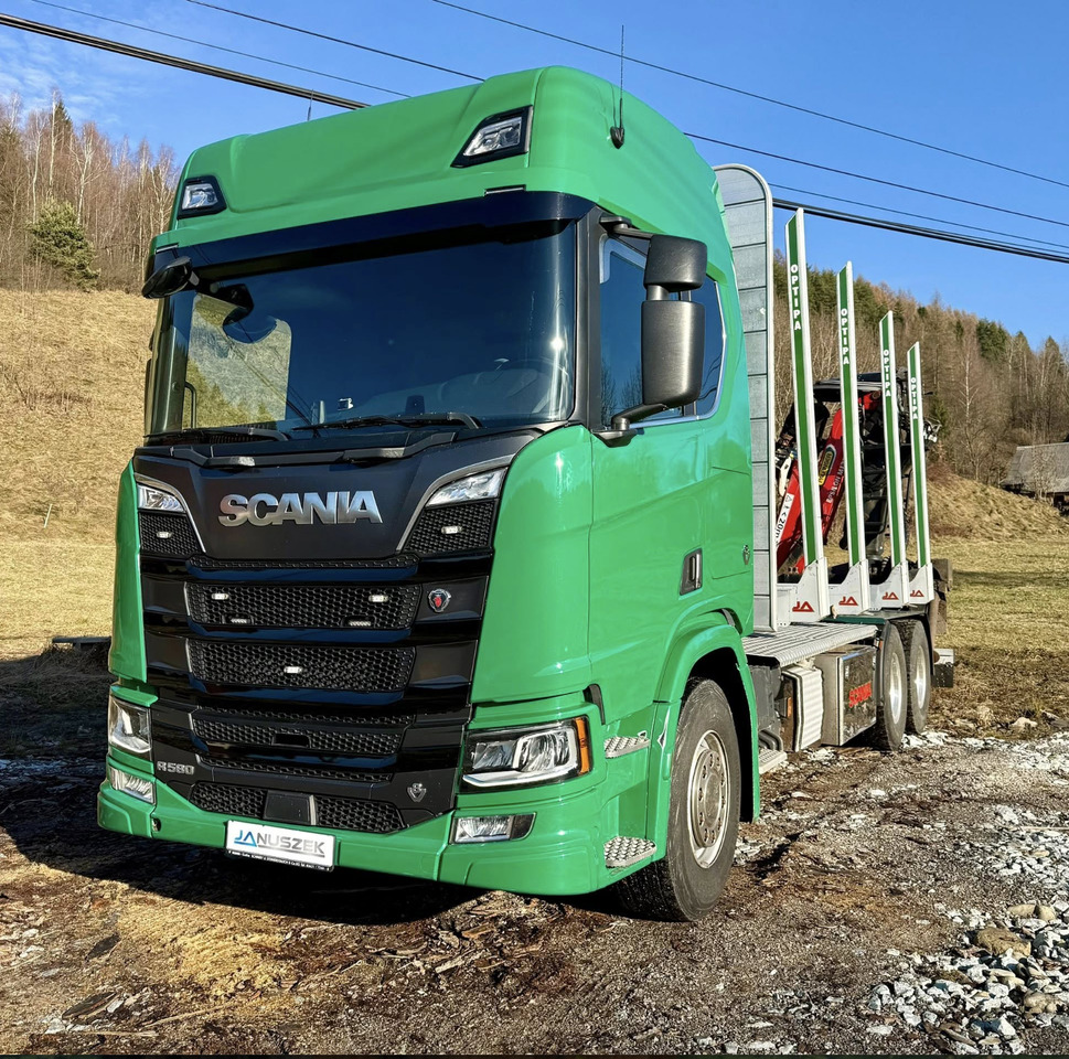 SCANIA R580 - Truk logging, Truk derek: gambar 1 SCANIA R580 - Truk logging, Truk derek: gambar 1