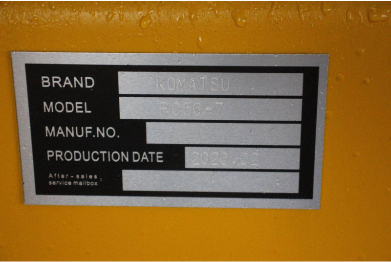 Ekskavator perayap Komatsu PC56-7: gambar 14