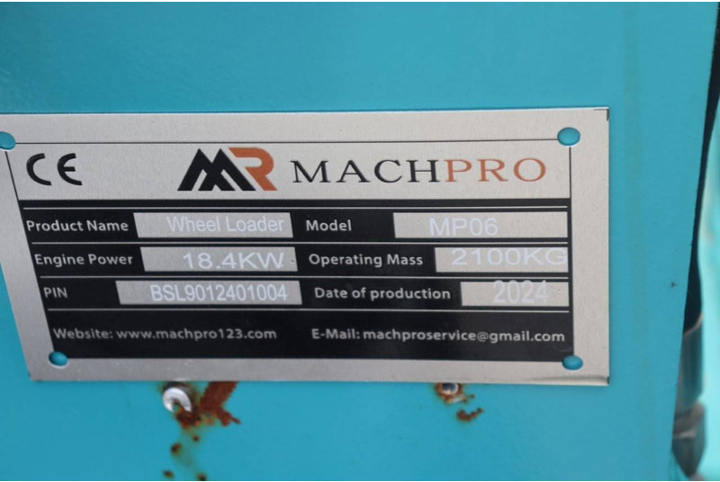 Wheel loader Machpro MP06: gambar 12