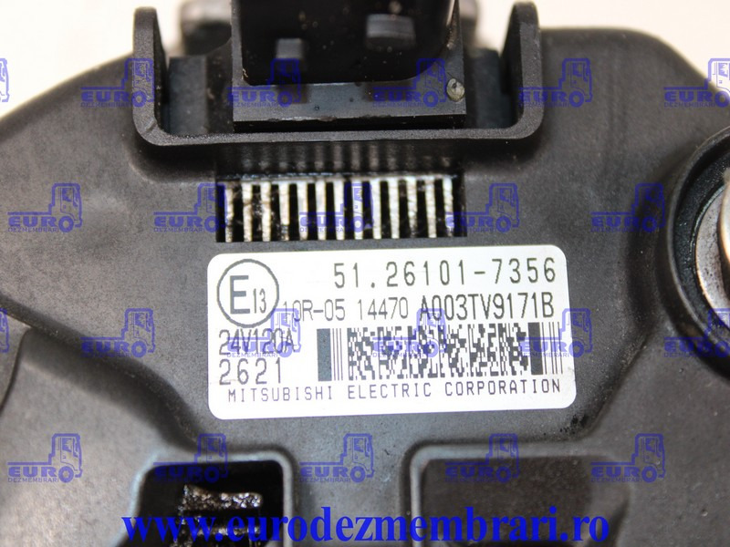 ALTERNATOR MAN TGX TG3 51.26101.7356, 51.26101.7348, 51.26101.7337 - Alternator untuk Truk: gambar 2 ALTERNATOR MAN TGX TG3 51.26101.7356, 51.26101.7348, 51.26101.7337 - Alternator untuk Truk: gambar 2