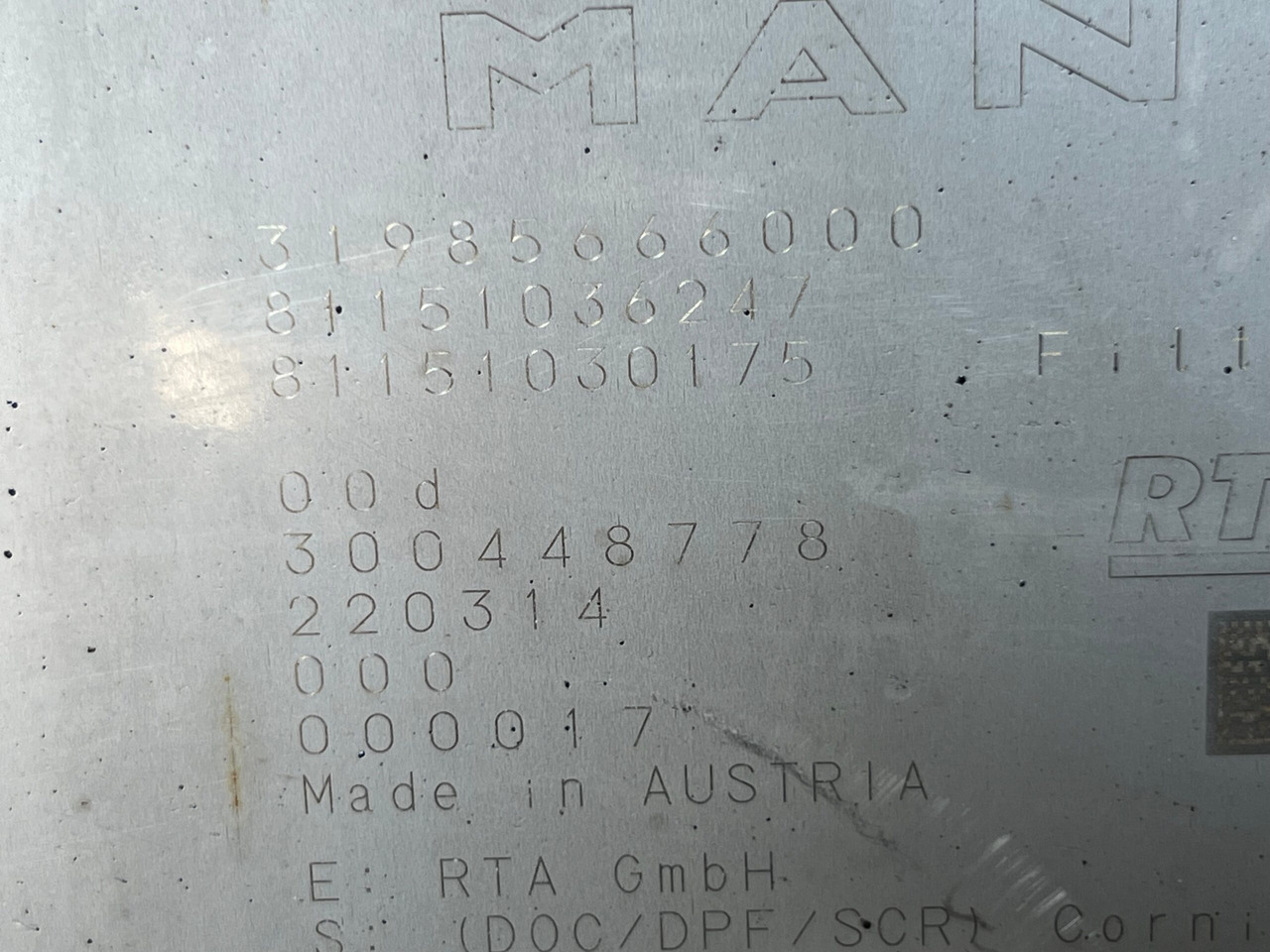 CATALIZATOR MAN TGX TG3 81.15103.6247 - Konverter katalitik untuk Truk: gambar 5 CATALIZATOR MAN TGX TG3 81.15103.6247 - Konverter katalitik untuk Truk: gambar 5