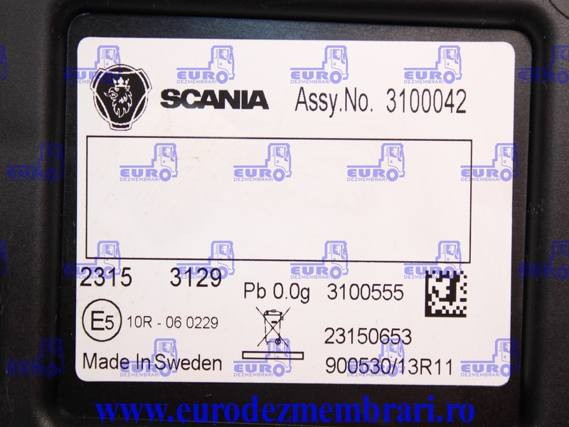 CEAS BORD SCANIA SUPER 3165898, 3139221, 3111299, 3086788, 3069731, 3029711, 2994191, 2943791, 2914824, 2863485, 2870417, 2801311, 2868366, 2839600, 2797228, 2797424, 2717225, 2709872, 2621910, 256676 - Dasbor untuk Truk: gambar 3 CEAS BORD SCANIA SUPER 3165898, 3139221, 3111299, 3086788, 3069731, 3029711, 2994191, 2943791, 2914824, 2863485, 2870417, 2801311, 2868366, 2839600, 2797228, 2797424, 2717225, 2709872, 2621910, 256676 - Dasbor untuk Truk: gambar 3