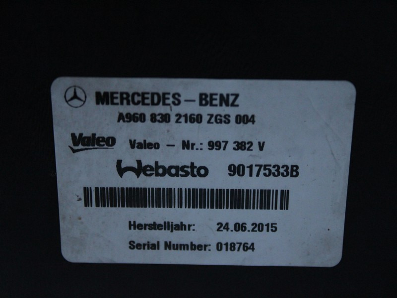 CLIMA STATIONARE MERCEDES ACTROS MP4 A9608302160 - Suku Cadang AC untuk Truk: gambar 3 CLIMA STATIONARE MERCEDES ACTROS MP4 A9608302160 - Suku Cadang AC untuk Truk: gambar 3