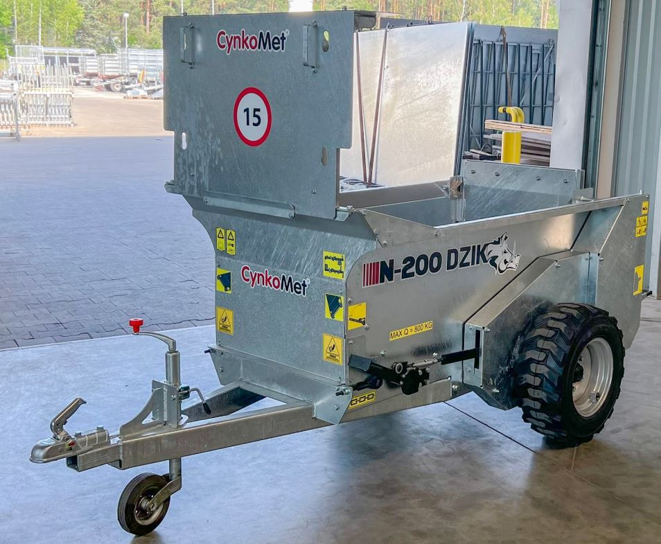 Cynkomet Rozrzutnik obornika 800 kg / Miststreuer Mini / SPREADER N-200 - Penyebar kotoran: gambar 5 Cynkomet Rozrzutnik obornika 800 kg / Miststreuer Mini / SPREADER N-200 - Penyebar kotoran: gambar 5
