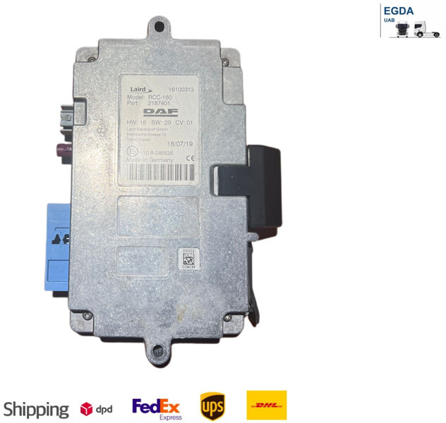 DAF 2020 RCC-160 - ECU: gambar 1 DAF 2020 RCC-160 - ECU: gambar 1