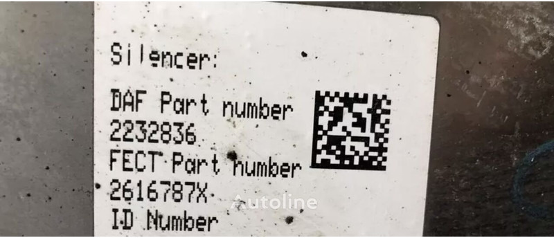 DAF CF/XF - Konverter katalitik: gambar 3 DAF CF/XF - Konverter katalitik: gambar 3