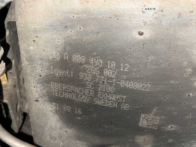 Mercedes-Benz - Konverter katalitik: gambar 3 Mercedes-Benz - Konverter katalitik: gambar 3