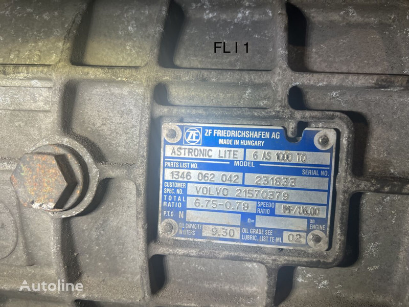Volvo ASTRONIC LITE 6.75-0.78 - Gearbox: gambar 5 Volvo ASTRONIC LITE 6.75-0.78 - Gearbox: gambar 5