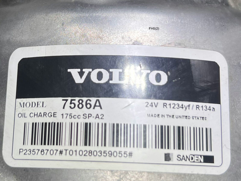 Volvo FH5/Aero - Kompresor AC: gambar 3 Volvo FH5/Aero - Kompresor AC: gambar 3