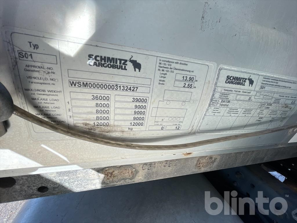 Semi-trailer dengan terpal samping 2010 Schmitz Cargobull S01: gambar 17 Semi-trailer dengan terpal samping 2010 Schmitz Cargobull S01: gambar 17