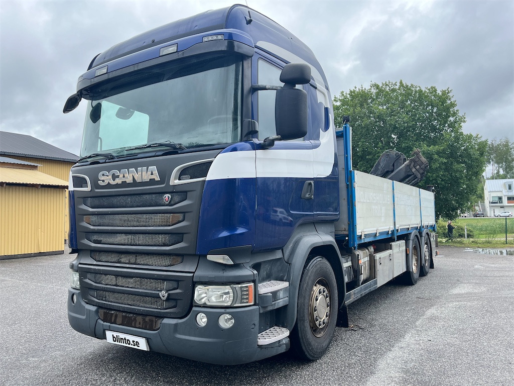 SCANIA R580LB6X2HNB - Truk flatbed: gambar 1 SCANIA R580LB6X2HNB - Truk flatbed: gambar 1