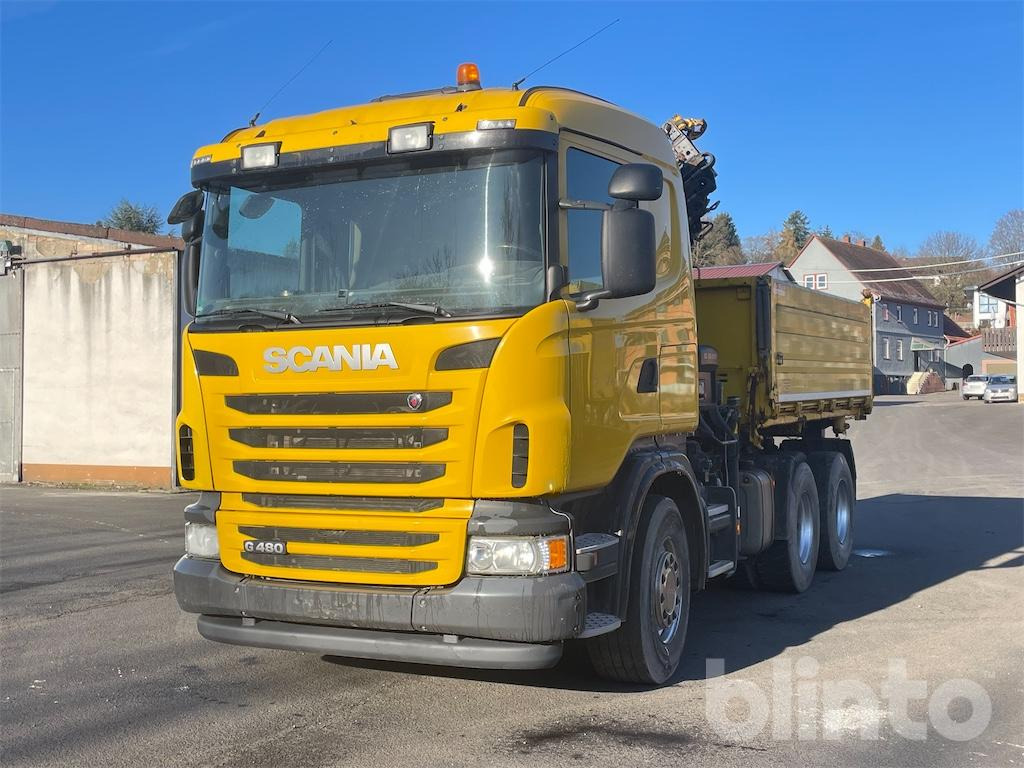 Scania G480 (2013) / HIAB 166 ES-4 HiDou - Truk jungkit, Truk derek: gambar 1 Scania G480 (2013) / HIAB 166 ES-4 HiDou - Truk jungkit, Truk derek: gambar 1
