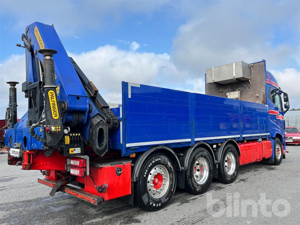 VOLVO FH 16 650 med fällbara sidor samt 4 hydrauliska utskjut - Truk flatbed, Truk derek: gambar 5 VOLVO FH 16 650 med fällbara sidor samt 4 hydrauliska utskjut - Truk flatbed, Truk derek: gambar 5
