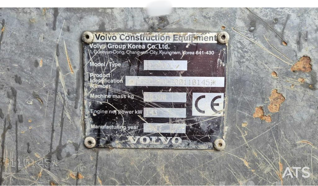 Volvo EC 290 CL (2007) - Ekskavator perayap: gambar 5 Volvo EC 290 CL (2007) - Ekskavator perayap: gambar 5